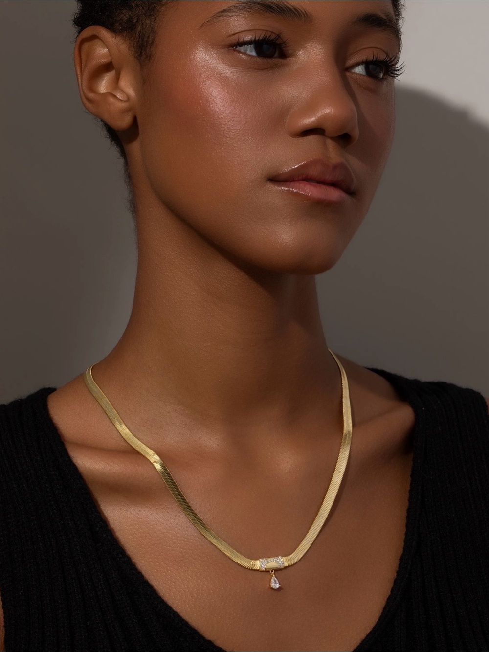 ✨Ritz Herringbone Chain necklace NEW